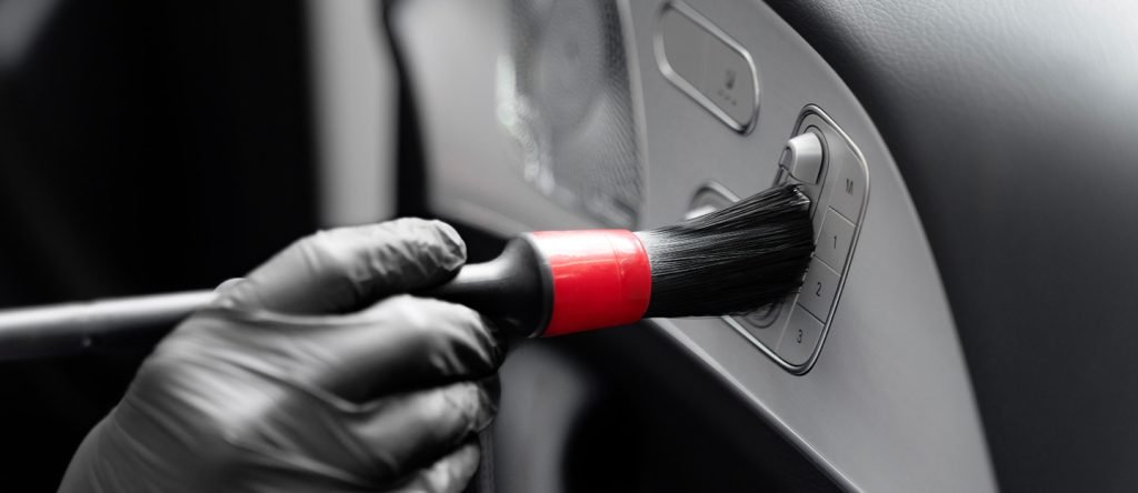 Can you use regular household cleaning products to clean the interior of your car?