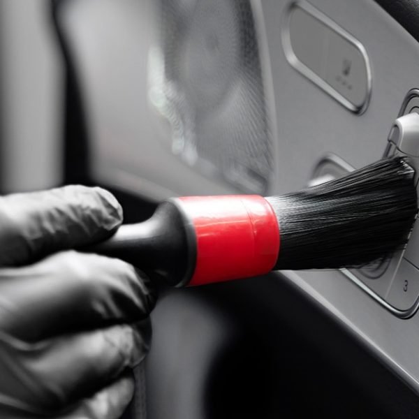 Can you use regular household cleaning products to clean the interior of your car?